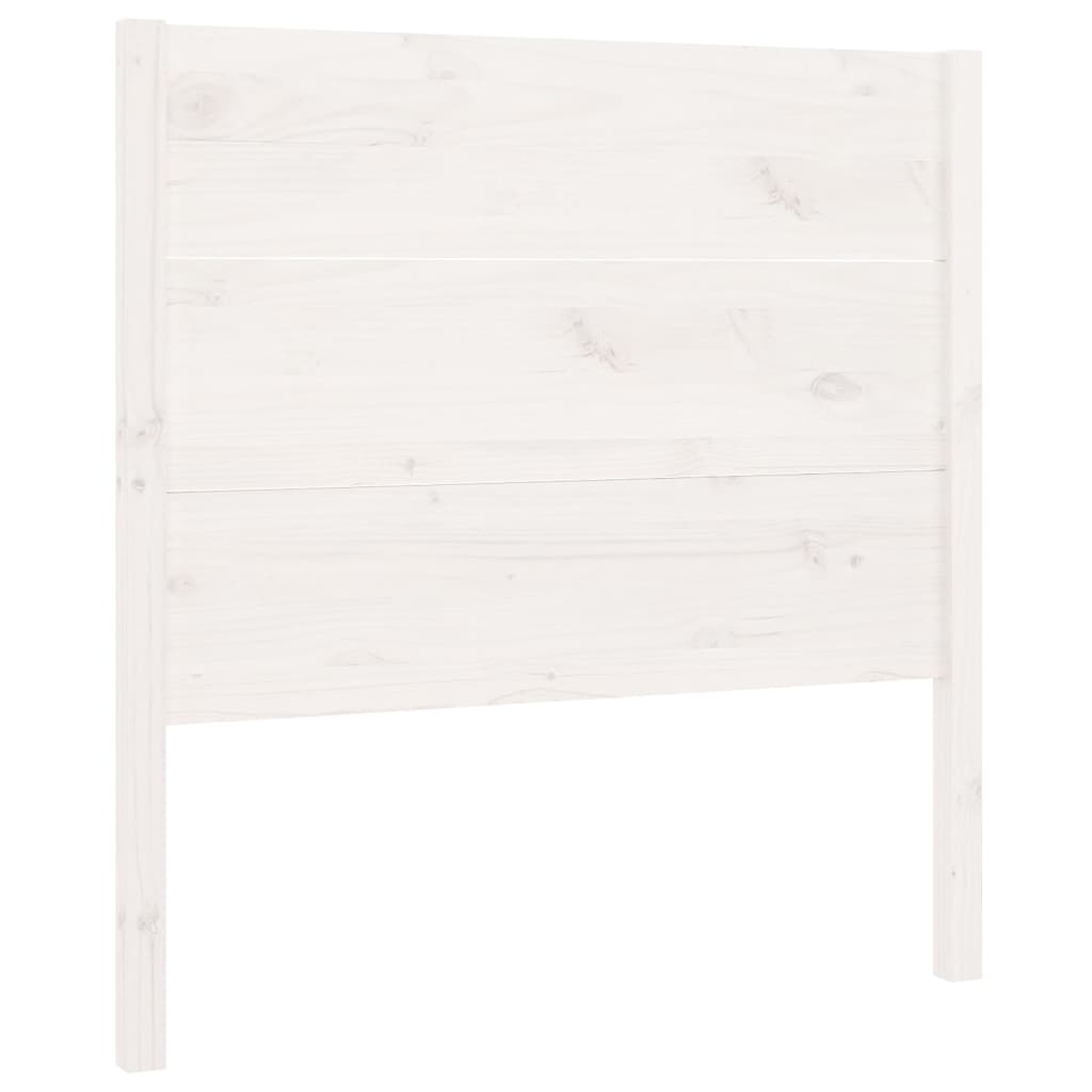 sengegærde 106x4x100 cm massivt fyrretræ hvid