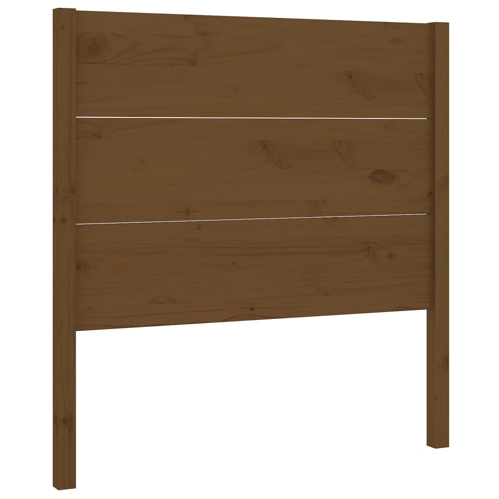 sengegærde 106x4x100 cm massivt fyrretræ gyldenbrun