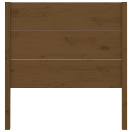 sengegærde 106x4x100 cm massivt fyrretræ gyldenbrun