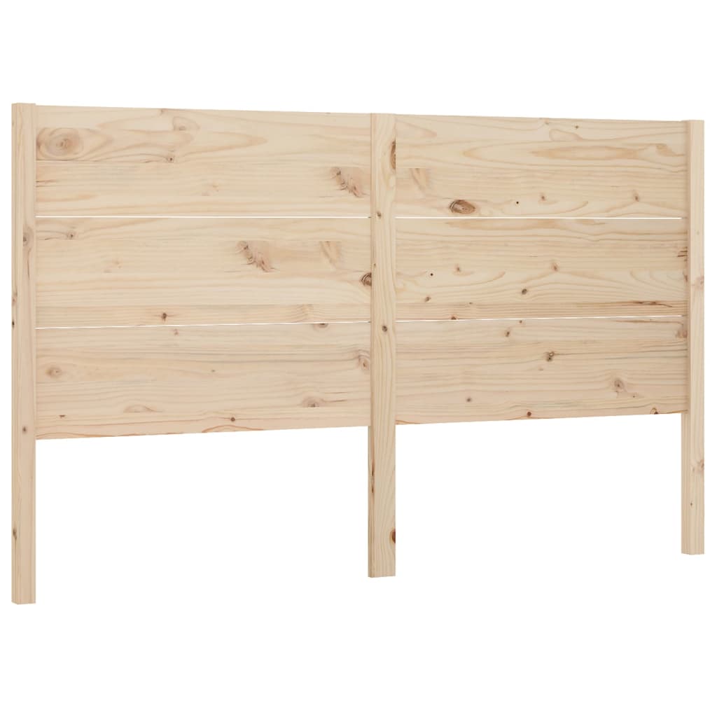 sengegærde 206x4x100 cm massivt fyrretræ