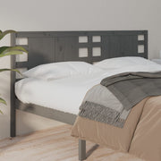 sengegærde 166x4x100 cm massivt fyrretræ grå