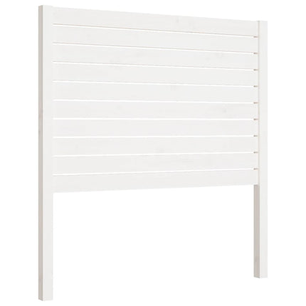 sengegærde 81x4x100 cm massivt fyrretræ hvid