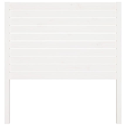 sengegærde 81x4x100 cm massivt fyrretræ hvid