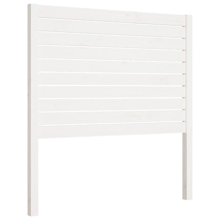 sengegærde 96x4x100 cm massivt fyrretræ hvid