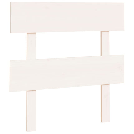 sengegærde 93,5x3x81 cm massivt fyrretræ hvid