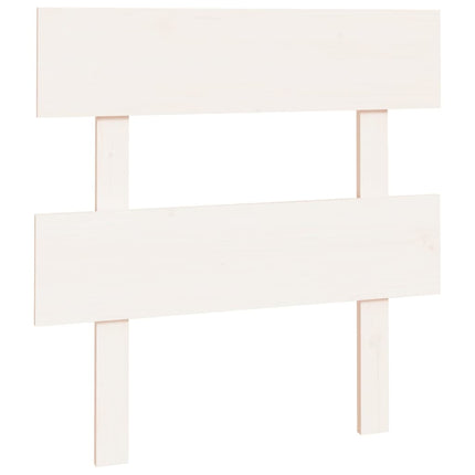 sengegærde 103,5x3x81 cm massivt fyrretræ hvid