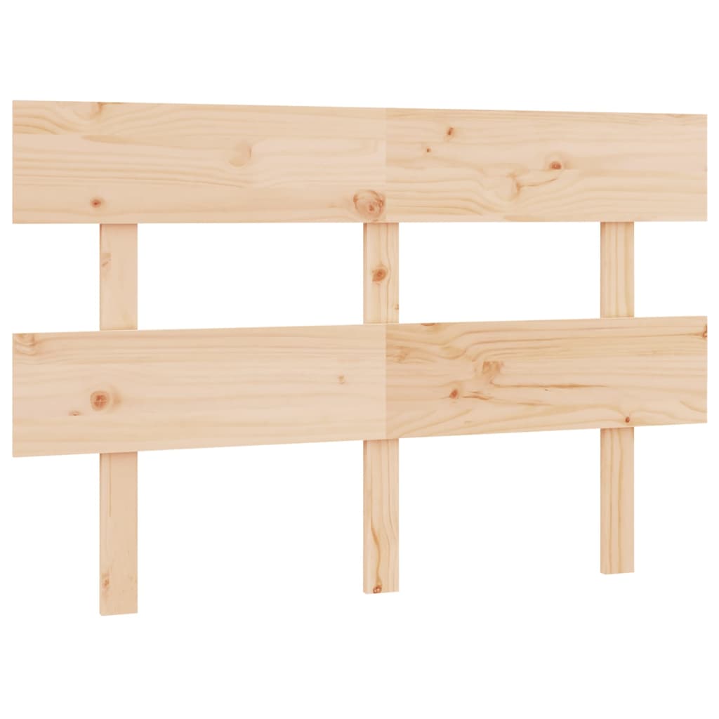 sengegærde 124x3x81 cm massivt fyrretræ