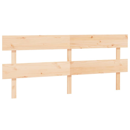 sengegærde 204x3x81 cm massivt fyrretræ