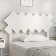 sengegærde 122,5x3x80,5 cm massivt fyrretræ hvid