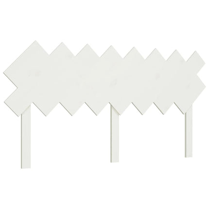 sengegærde 159,5x3x80,5 cm massivt fyrretræ hvid
