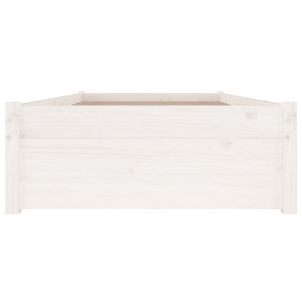 sengeramme med skuffer 75x190 cm Small Single hvid