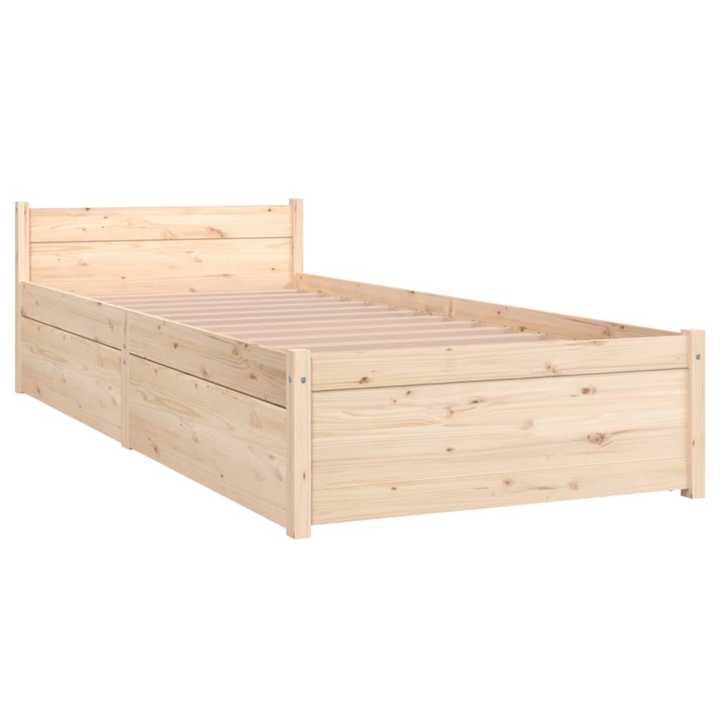 sengeramme med skuffer 75x190 cm Small Single