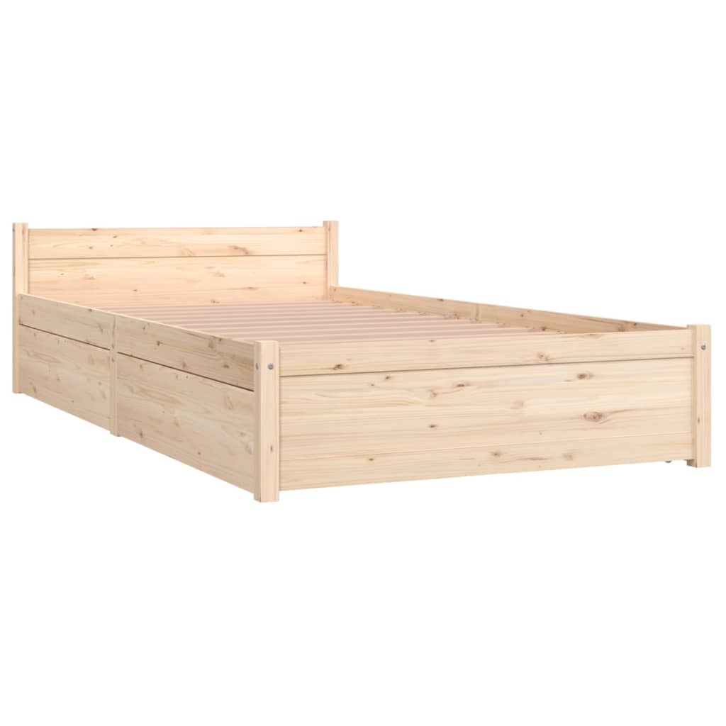 sengeramme med skuffer 90x190 cm single