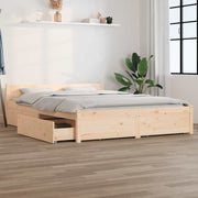 sengeramme med skuffer 140x200 cm