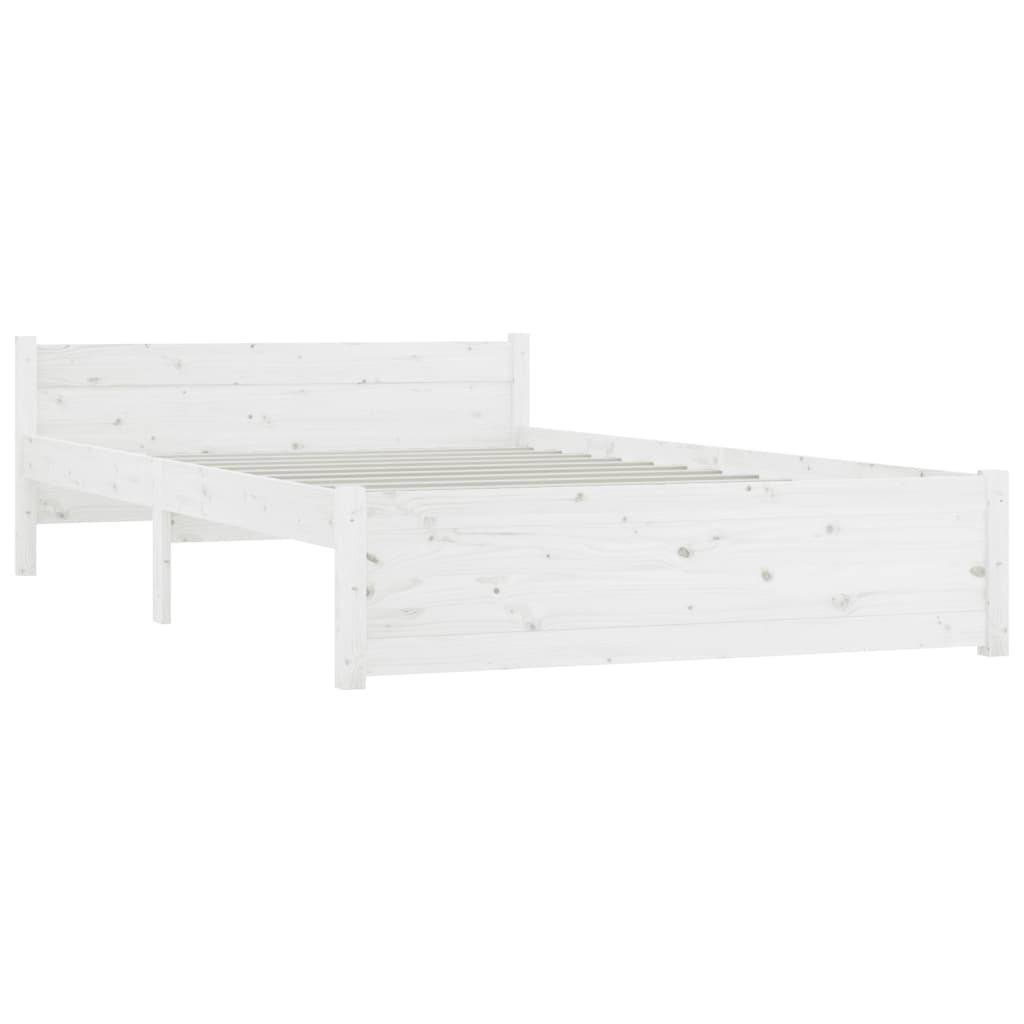 sengeramme med skuffer 150x200 cm King Size hvid