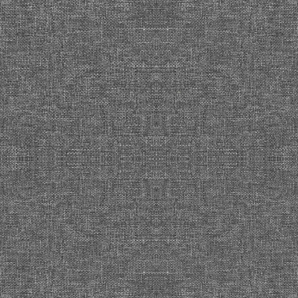 drejelige spisebordsstole 2 stk. stof lysegrå