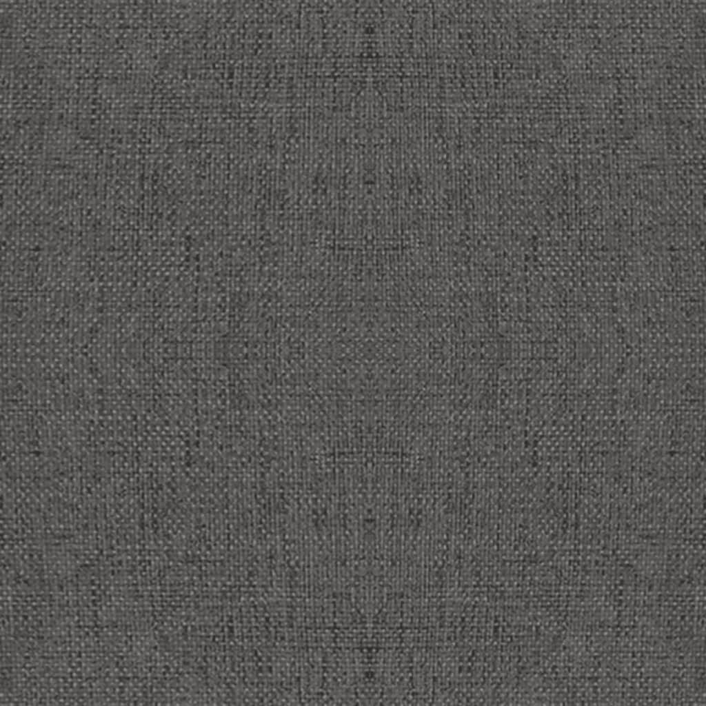 drejelige spisebordsstole 2 stk. stof mørkegrå