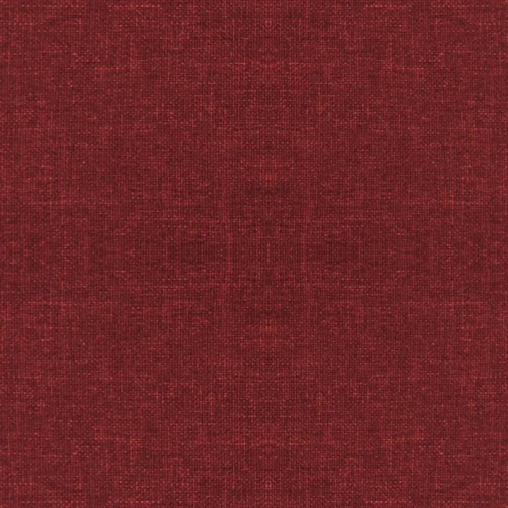 drejelige spisebordsstole 2 stk. stof vinrød