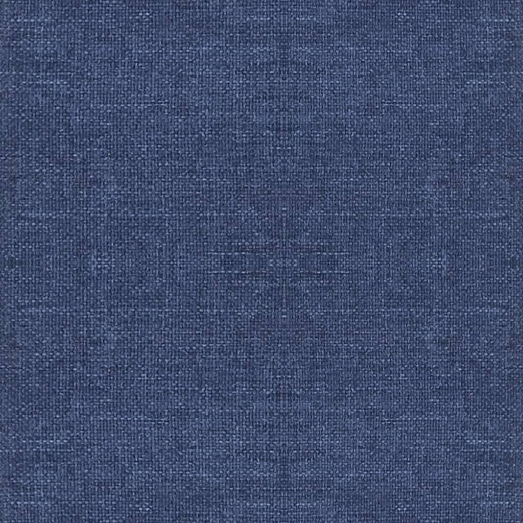 drejelige spisebordsstole 2 stk. stof blå