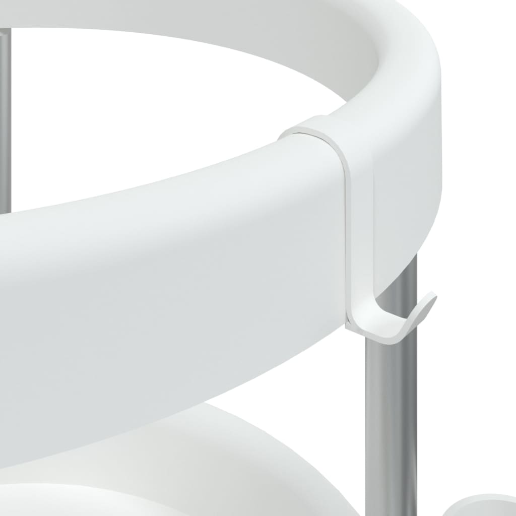 rengøringsvogn med opbevaringskurv aluminium