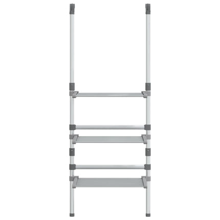 hængende tørrestativ 3 niveauer aluminium