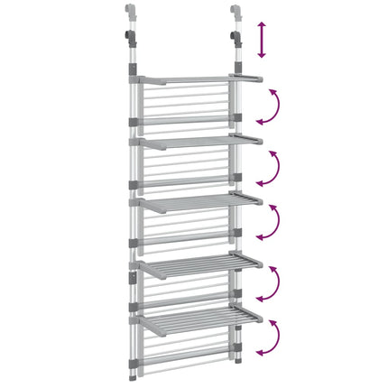 hængende tørrestativ 5 niveauer aluminium