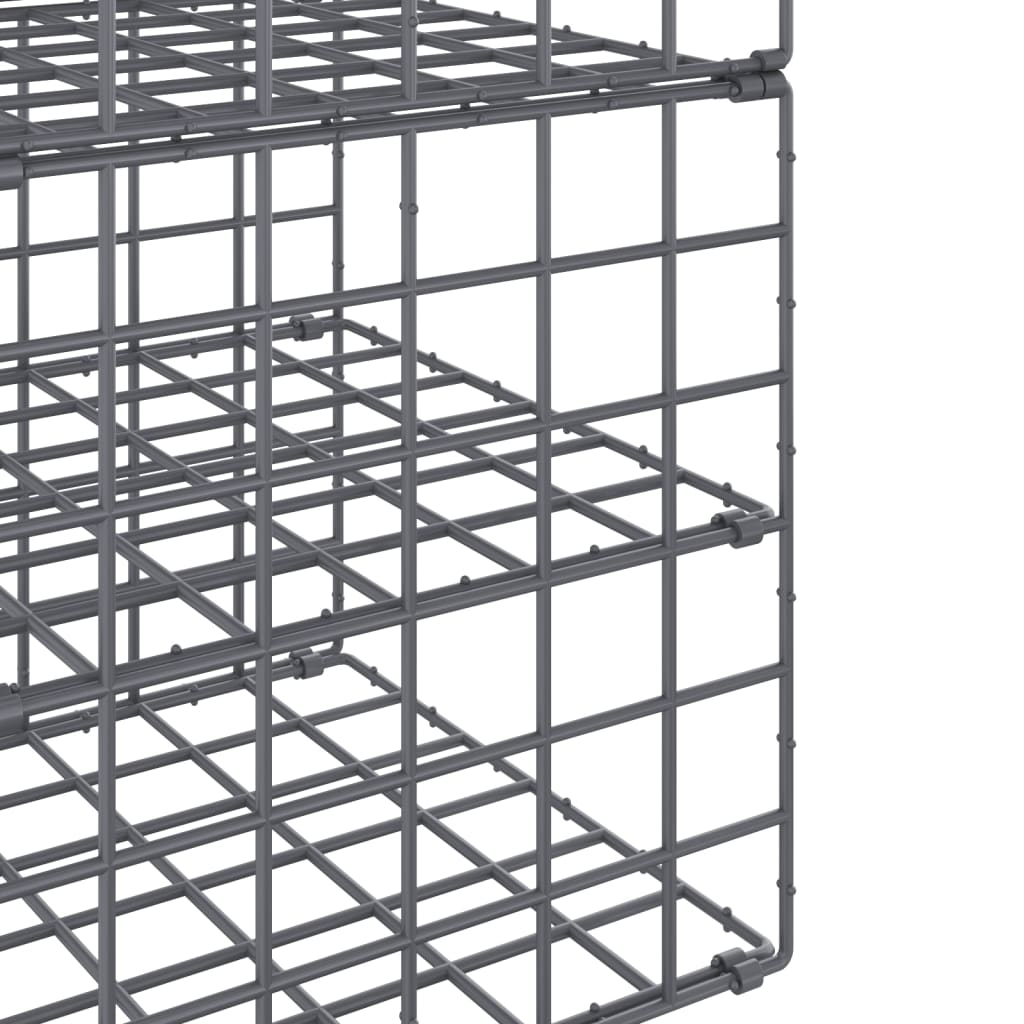 hængende opbevaringshylder til tøj 2 stk. 7 hylder