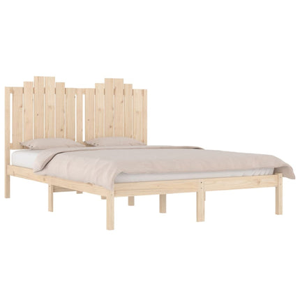 sengeramme 135x190 cm massivt fyrretræ