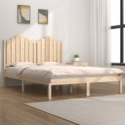 sengeramme 135x190 cm massivt fyrretræ