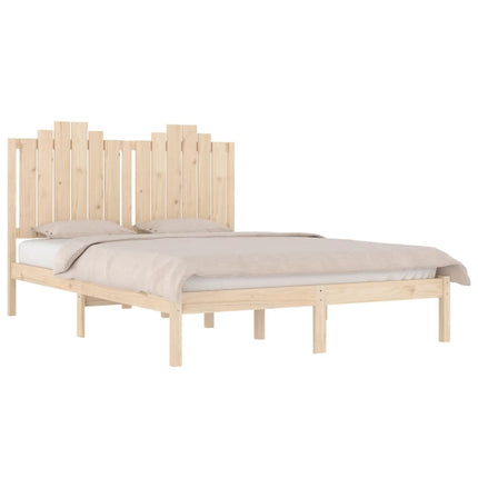 sengeramme 140x200 cm massivt fyrretræ