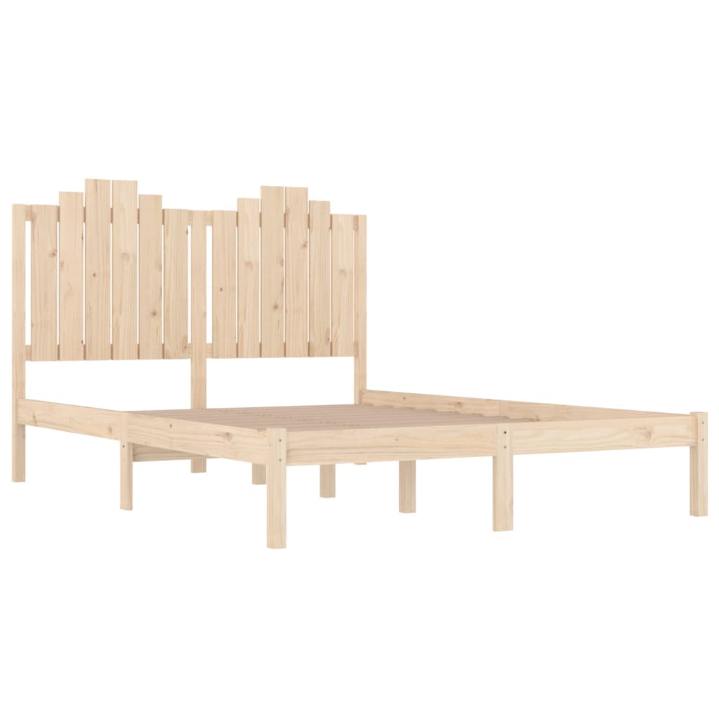 sengeramme 160x200 cm massivt fyrretræ