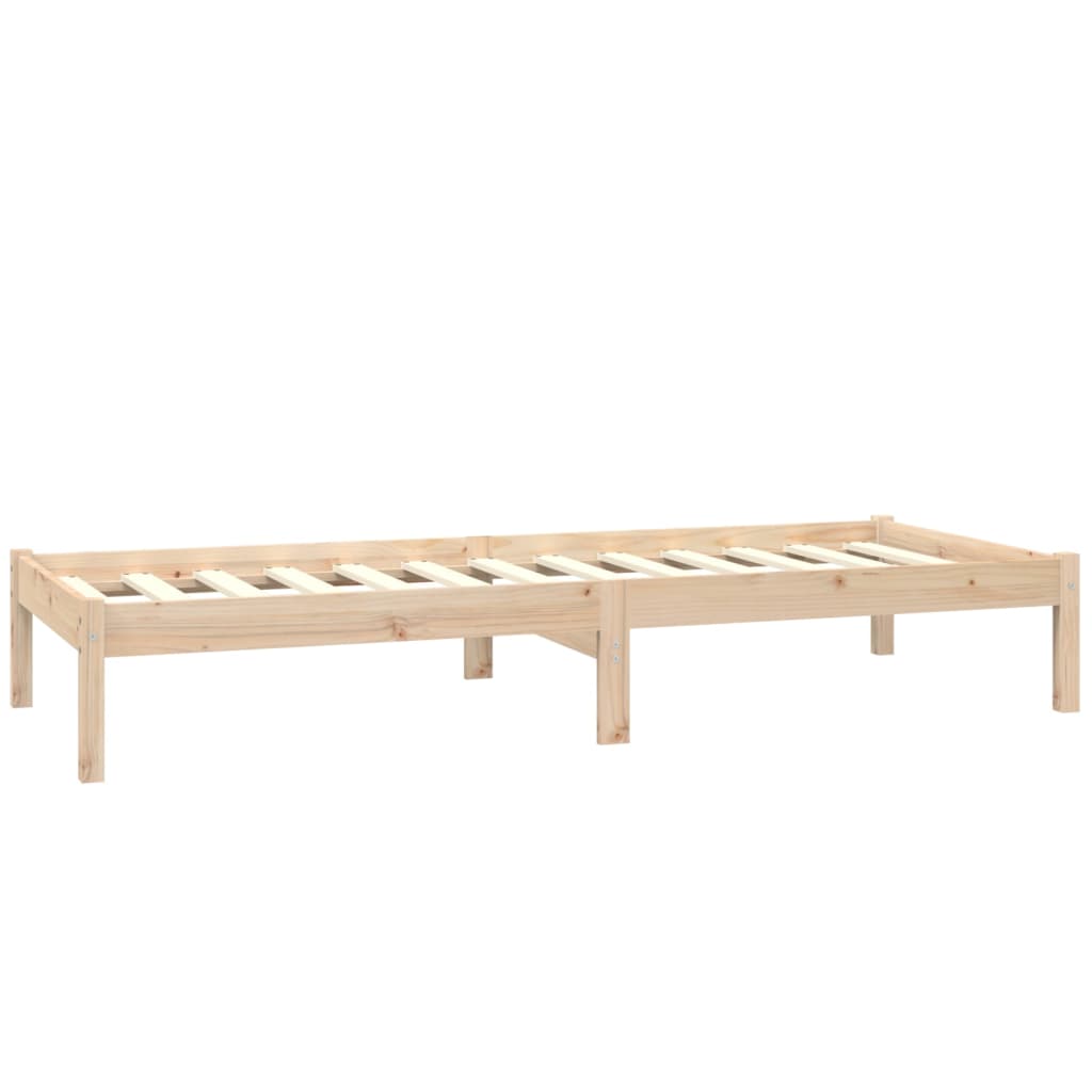 sengeramme 75x190 cm massivt fyrretræ