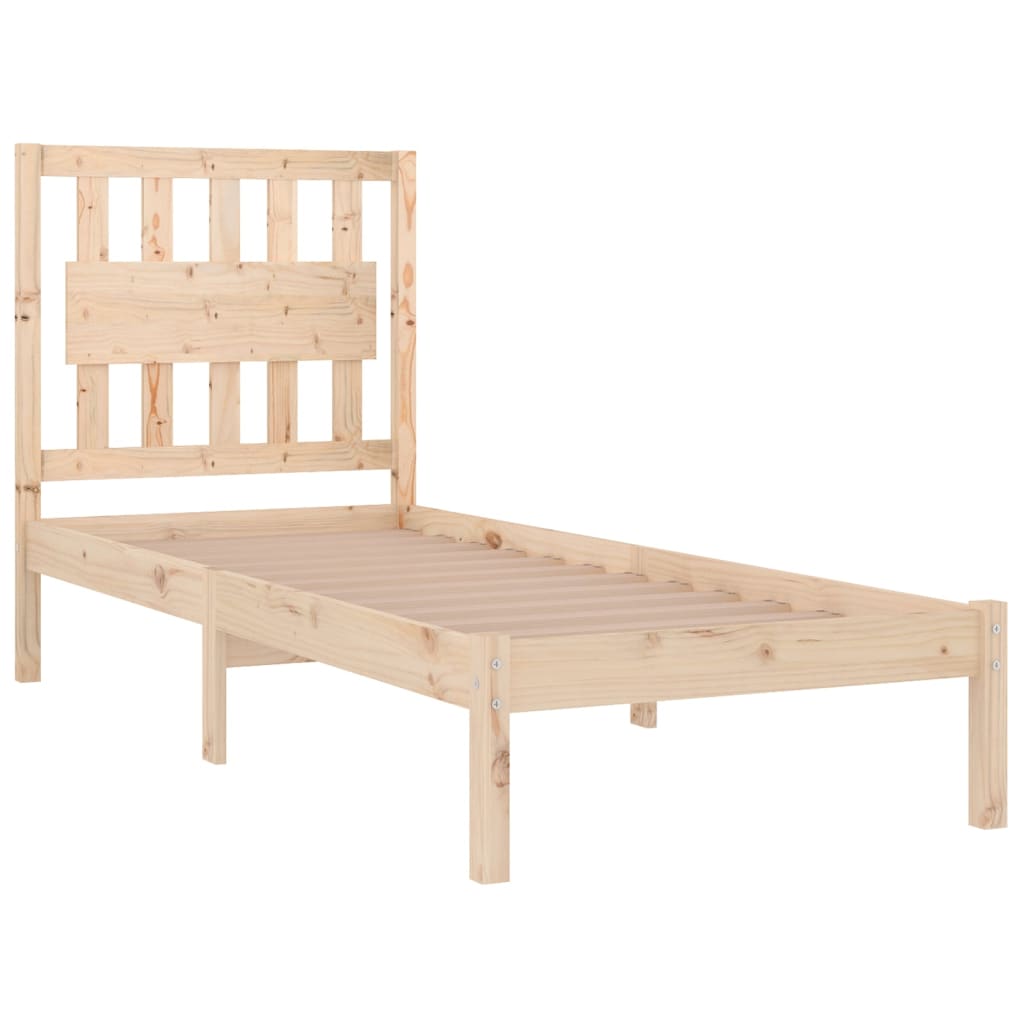sengeramme 90x190 cm massivt fyrretræ