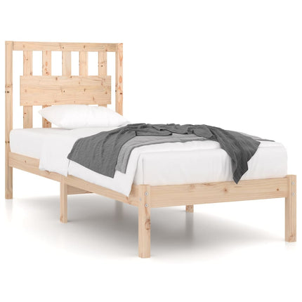 sengeramme 90x200 cm massivt fyrretræ