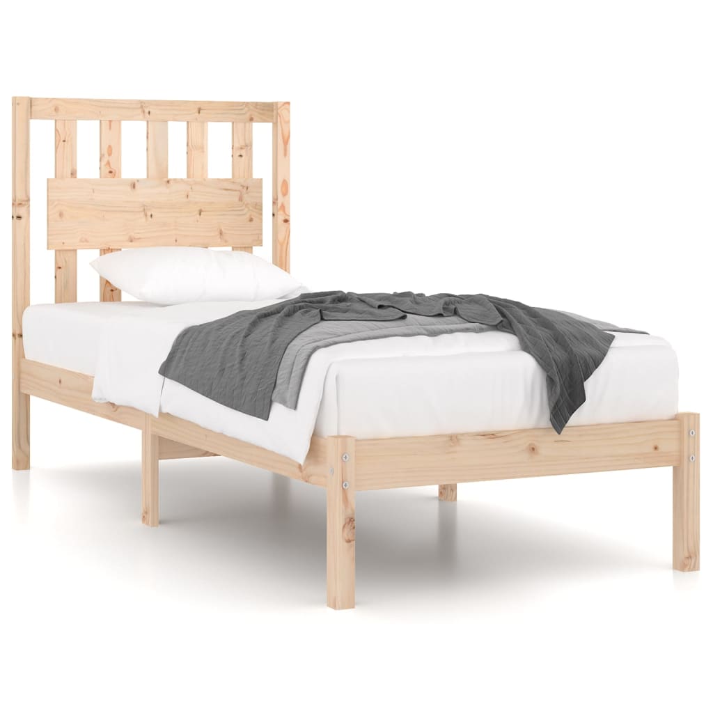 sengeramme 90x200 cm massivt fyrretræ