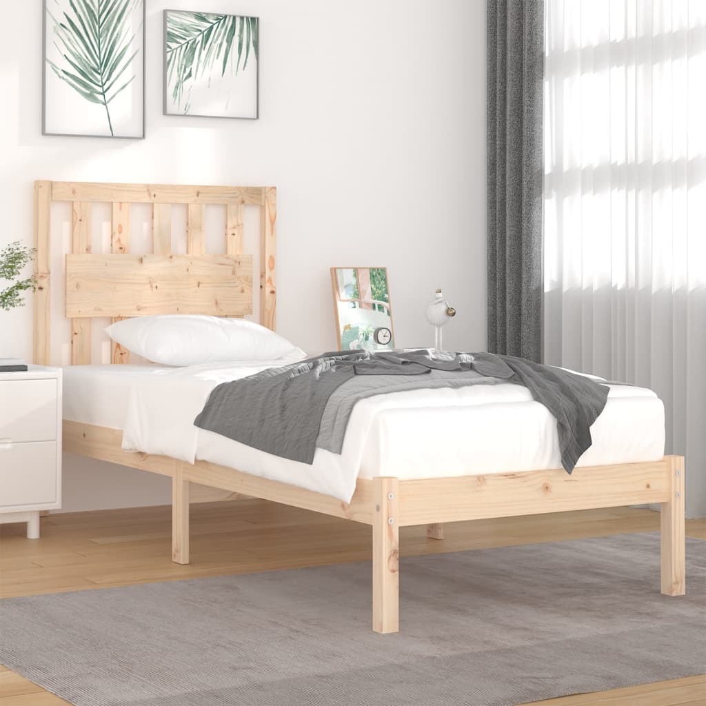 sengeramme 90x200 cm massivt fyrretræ