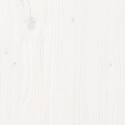 sengeramme 120x200 cm massivt fyrretræ hvid