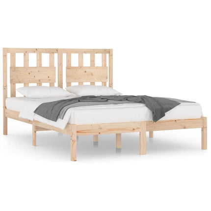 sengeramme 160x200 cm massivt fyrretræ
