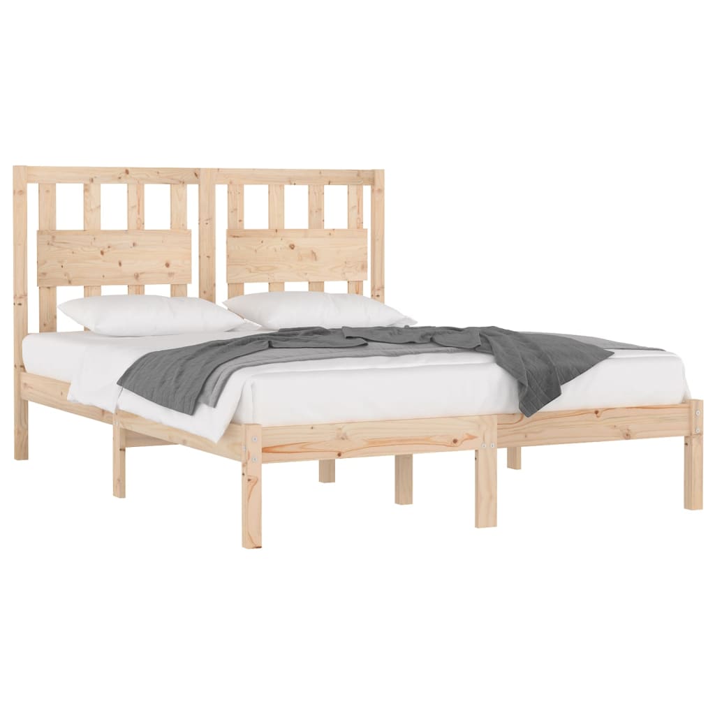 sengeramme 180x200 cm massivt fyrretræ