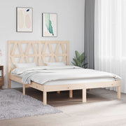 sengeramme 135x190 cm massivt fyrretræ