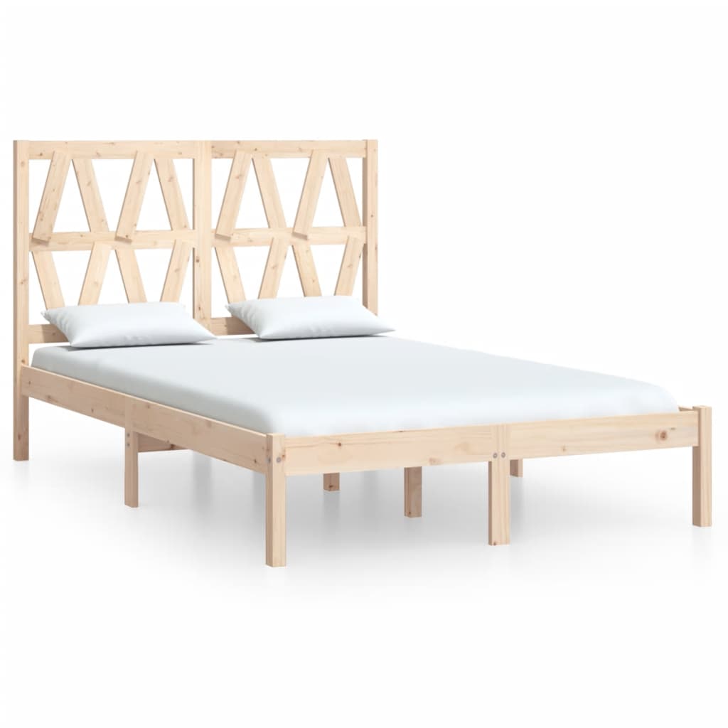 sengeramme 120x200 cm massivt fyrretræ