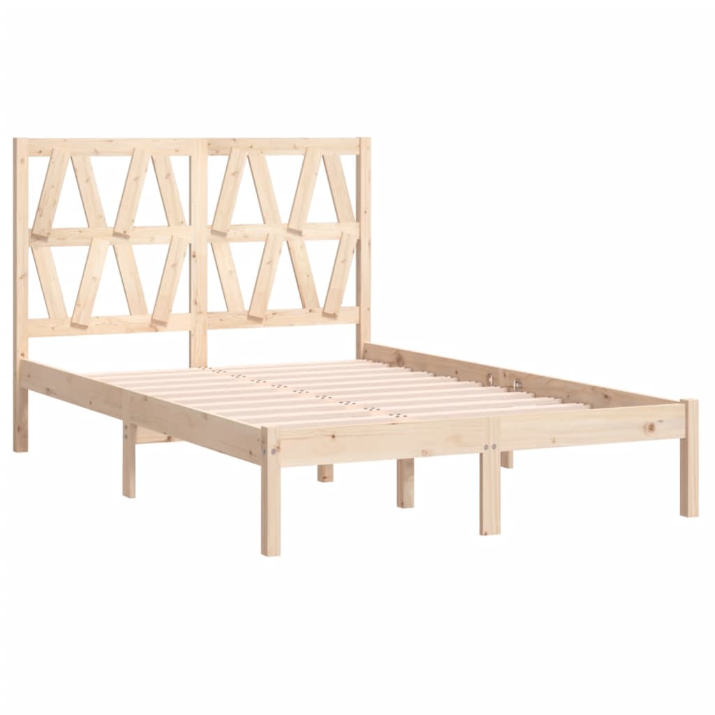 sengeramme 120x200 cm massivt fyrretræ