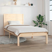 sengeramme uden madras 90x200 cm massivt fyrretræ