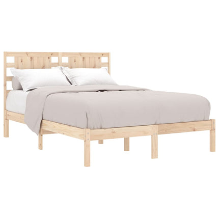 sengeramme 135x190 cm massivt træ