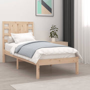 sengeramme uden madras 90x200 cm massivt fyrretræ