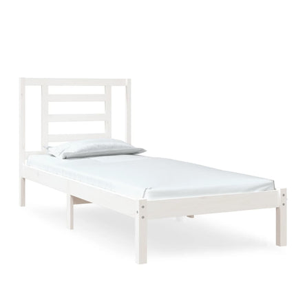 sengeramme 75x190 cm Small Single massivt træ hvid