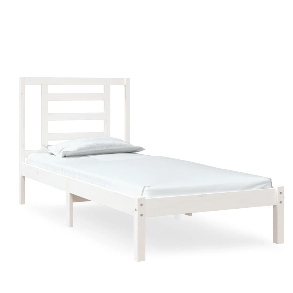 sengeramme 75x190 cm Small Single massivt træ hvid