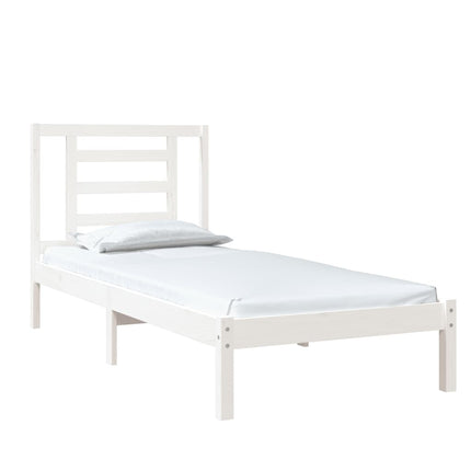 sengeramme 75x190 cm Small Single massivt træ hvid