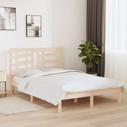 sengeramme uden madras 140x190 cm massivt fyrretræ