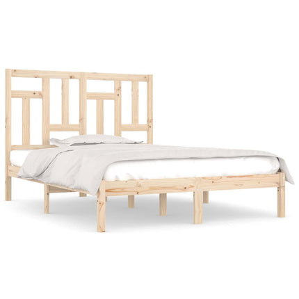 sengeramme uden madras 160x200 cm massivt fyrretræ